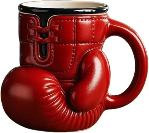 Mug cup holder, boxing style, insulated, reusable, suitable for desktop decoration and office use in Kuwait
