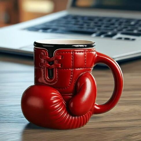 Mug cup holder, boxing style, insulated, reusable, suitable for desktop decoration and office use in Kuwait