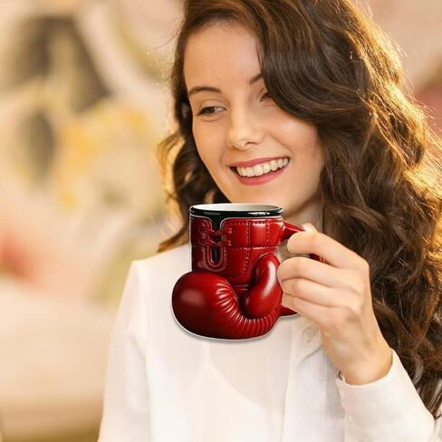 Mug cup holder, boxing style, insulated, reusable, suitable for desktop decoration and office use in Kuwait