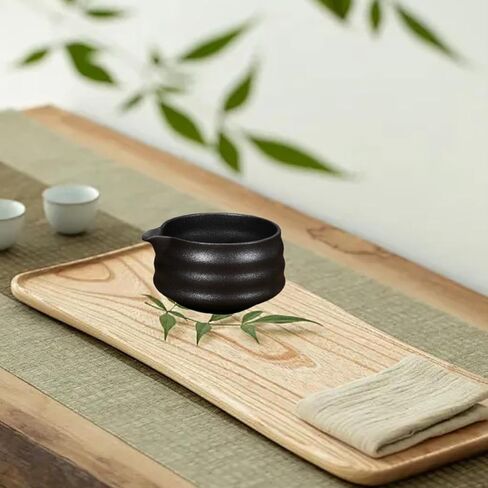 Drinking Cup, Ceramic Matcha Bowl Japanese Traditional Bowl,500ml,Handcrafted,Handmade Green in Kuwait