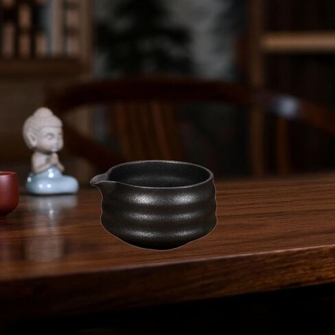 Drinking Cup, Ceramic Matcha Bowl Japanese Traditional Bowl,500ml,Handcrafted,Handmade Green in Kuwait