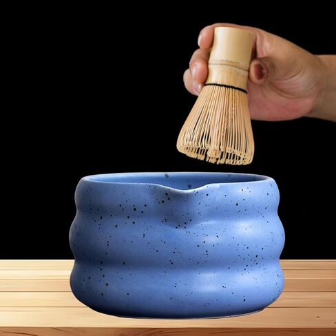Drinking Cup, Matcha Bowl Traditional Ceremonial Easy to Clean(Blue) in Kuwait