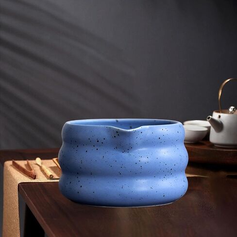 Drinking Cup, Matcha Bowl Traditional Ceremonial Easy to Clean(Blue) in Kuwait