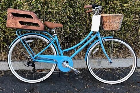 Wooden Bike Rear Storage Box with Combination Lock, Secure Wood Bicycle Cargo Case for Outdoor Cycling, Handmade Bike Storage Crate for Riding Gear in Kuwait