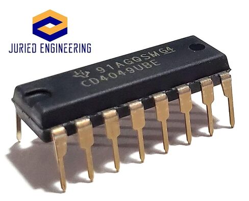 CD4049UBE CD4049 CMOS Hex Inverting Buffer/Converter صديق للوحة التجارب IC DIP-16 (عبوة من 20 قطعة) in Kuwait