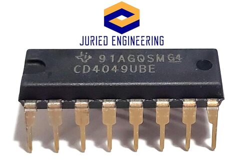 CD4049UBE CD4049 CMOS Hex Inverting Buffer/Converter صديق للوحة التجارب IC DIP-16 (عبوة من 20 قطعة) in Kuwait