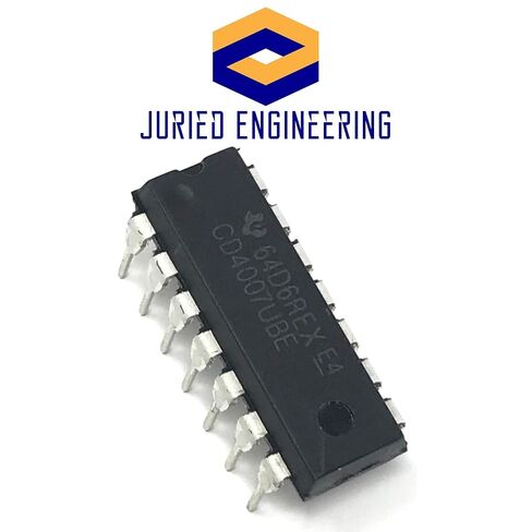 CD4007UBE CD4007 CMOS Dual Complementary Pair Plus Inverter Breadboard-Friendly (Pack of 10) in Kuwait