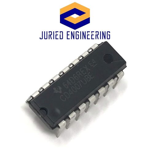 CD4007UBE CD4007 CMOS Dual Complementary Pair Plus Inverter Breadboard-Friendly (Pack of 10) in Kuwait
