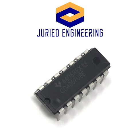CD4007UBE CD4007 CMOS Dual Complementary Pair Plus Inverter Breadboard-Friendly (Pack of 10) in Kuwait