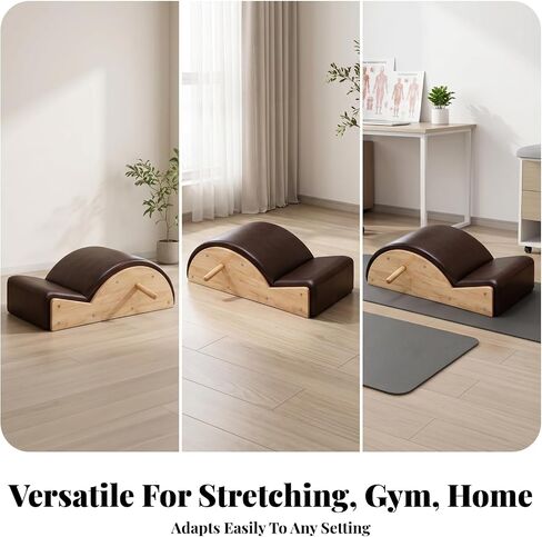 Pilates Spine Back Support Wooden Spine Stretching and Strengthening Exercise Equipment for Stretching in Kuwait
