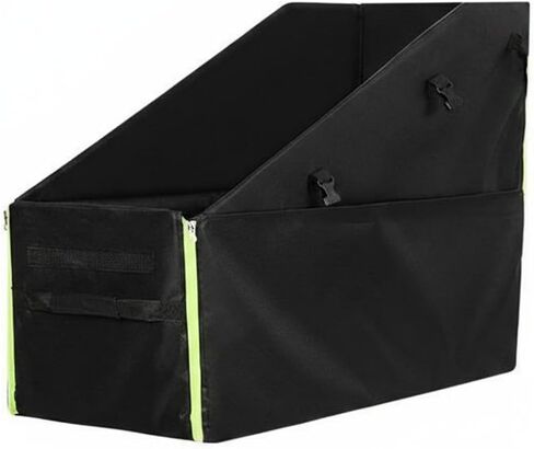 Folding Cycle Storage Box Reinforced Side Panels Oxford Cloth Bike Carrier Piping Car Cargo Gear in Kuwait
