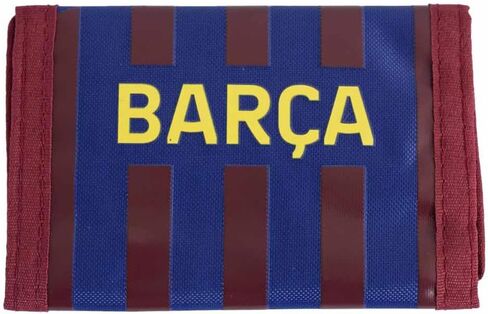 Compatible with FC Barcelona Stripe Design Wallet, Blue and Red, Blue, One Size, Classic in Kuwait
