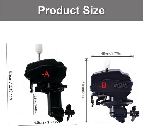 Boat Motor Coffee Stirrer, 2026 Upgraded Wind Up Outboard Motor Boat Coffee Stirrer, Small Electric Drink Mixing Gadget Boats Propeller Coffees Stirrers (10 Pcs, Large：8.5 * 4.5cm/3.3 * 1.8in) in Kuwait