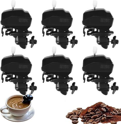 Boat Motor Coffee Stirrer, 2026 Upgraded Wind Up Outboard Motor Boat Coffee Stirrer, Small Electric Drink Mixing Gadget Boats Propeller Coffees Stirrers (10 Pcs, Large：8.5 * 4.5cm/3.3 * 1.8in) in Kuwait