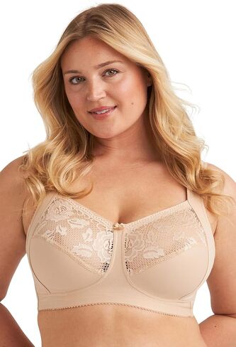 Miss Mary of Sweden Lovely Lace Support Non-Wired Comfort Cotton Bra in Kuwait