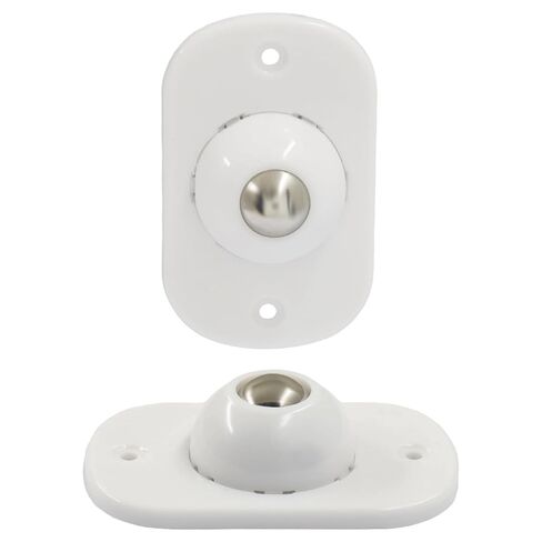 8 PCS Self Adhesive Caster Wheels, 360° Swivel Furniture Rollers for Moving Heavy Appliances, Smooth Glide Mini Wheels for Coffee Maker, Air Fryer, Stand Mixer, Trash Can - White in Kuwait