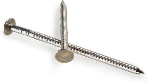 Simpson Strong Tie T610ARN1 6D بلاط السقف والأظافر المسطحة 2 بوصة و10 قياس، ساق حلقية 316 من الفولاذ المقاوم للصدأ، 1 رطل، 105 قطعة in Kuwait