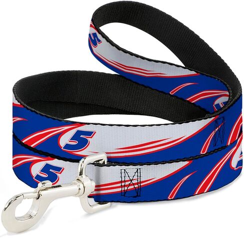 Hendrick Motorsports Pet Leash, Dog Leash, Kyle Larson #5 Car Scheme White Blue Red, 6 Feet Long 1.0 Inch Wide in Kuwait