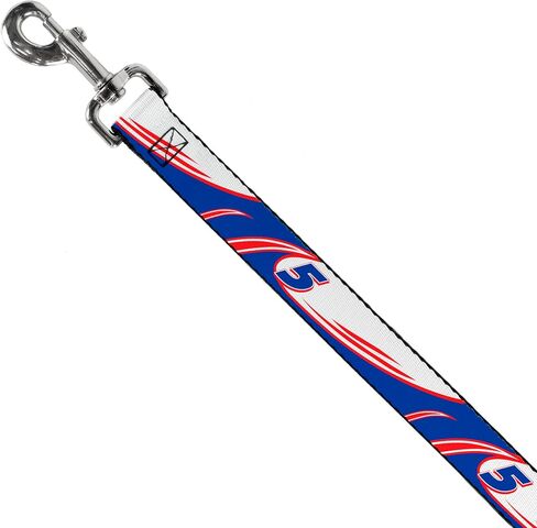Hendrick Motorsports Pet Leash, Dog Leash, Kyle Larson #5 Car Scheme White Blue Red, 6 Feet Long 1.0 Inch Wide in Kuwait