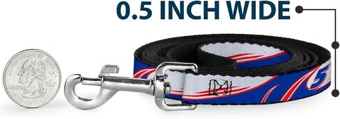 Hendrick Motorsports Pet Leash, Dog Leash, Kyle Larson #5 Car Scheme White Blue Red, 6 Feet Long 1.0 Inch Wide in Kuwait