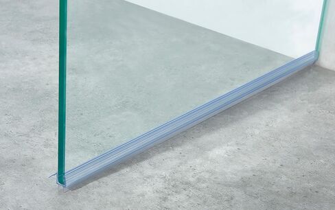 Pivot Shower Door Bottom Seal, Stop Shower Leaks and Create a Water Barrier, Clear Vinyl Bottom Seal 36" for 3/8" Glass Pivot Door(Single Pack) in Kuwait