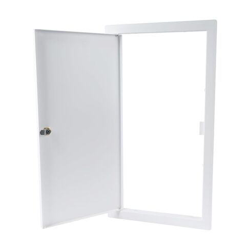 10" x 20" White Metal Lockable Access Panel - Wall Access Panel for Drywall w/Key - Wire Cover for Wall Covering Panels - Plumbing, Electricity, Heating Alarm, Bathroom Wall Hole Cover in Kuwait