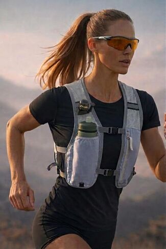 Fixel Clip-On Running Bell for Runners, Hands-Free Wearable Trail Bell for Hydration Vest or Wrist Strap, Loud Clear Ding, Ultralight Copper & Aluminum in Kuwait