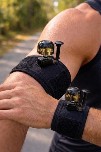 Fixel Clip-On Running Bell for Runners, Hands-Free Wearable Trail Bell for Hydration Vest or Wrist Strap, Loud Clear Ding, Ultralight Copper & Aluminum in Kuwait
