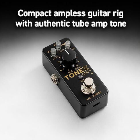 IK Multimedia TONEX ONE+ AI Guitar Amp & Effects Peal مع بلوتوث لاسلكي للتحرير، تحكم MIDI، واجهة صوت USB، أكثر من 60,000 نموذج نغمة، كابينة محاكي أمبير مدمجة ونموذج Stompbox in Kuwait