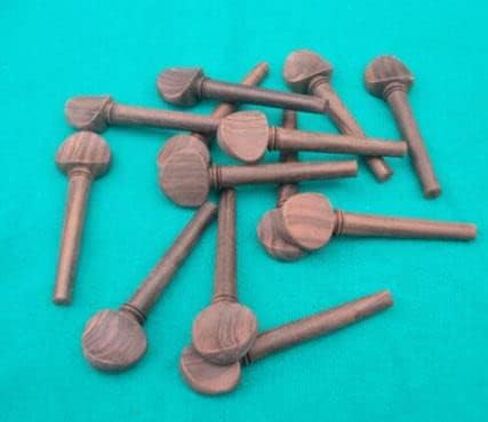 Rosewood OUD Pegs Swiss Model A quality Rod masurment 55/9/7 mm with polish 12 Pcs Lot in Kuwait