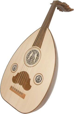 Includes: Mid-East Arabic Oud W/Gig Bag – Walnut & Replacement String Set in Kuwait