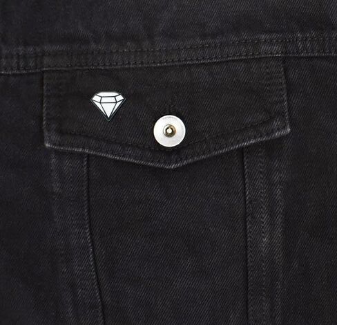 Mini Diamond Shaped Set of 4 Filler Enamel Pins in Kuwait