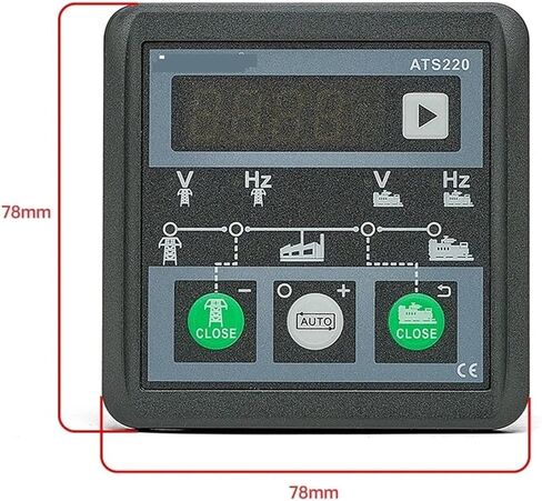 ATS220 Genset ATS Switch Controller Auto Manual Generator Control Module Panel 1Pcs in Kuwait