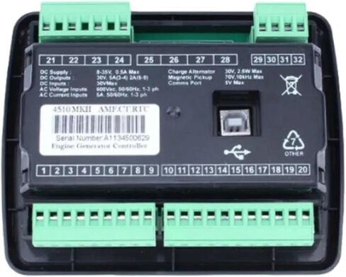 DSE4510MKII AMF وحدة تحكم بالمولد لوحة السيارات وحدة التحكم فشل التيار الكهربائي DSE4510 1 قطعة in Kuwait