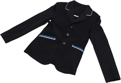 Equestrian Coat, Lightweight Breathable Cotton Blend Riding Jacket for Horseback Riding, with Gender Neutral Design, Suitable for Training Competition Wear (150) in Kuwait