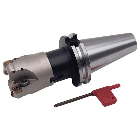 CME 2" 90° Indexable Face Mill w/ CAT40 Arbor, RCKT1204 Inserts Included, 4 Flutes in Kuwait