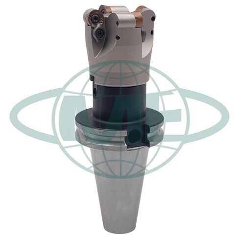 CME 2" 90° Indexable Face Mill w/ CAT40 Arbor, RCKT1204 Inserts Included, 4 Flutes in Kuwait