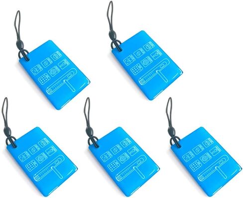 Writable 125kHz RFID Key Fob Proximity T5577 Fob Tag for RFID Writer Rewritable T5577 Universal (5 PCS) in Saudi Arabia