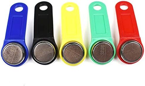 10Pcs/Lot Rewritable RFID Contact Memory Key RW1990 IButton for Copy Card Sauna Keys Cards in Kuwait