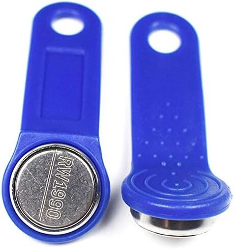 10Pcs/Lot Rewritable RFID Contact Memory Key RW1990 IButton for Copy Card Sauna Keys Cards in Kuwait