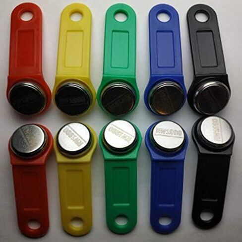 10Pcs/Lot Rewritable RFID Contact Memory Key RW1990 IButton for Copy Card Sauna Keys Cards in Kuwait