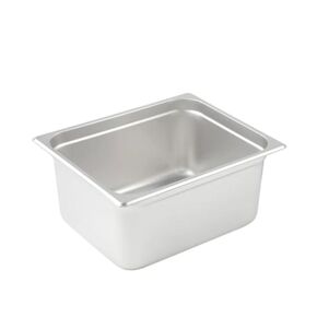 Half Size Stainless Steel Steam Table Pan, 6-Inch Deep - Professional 18/8 Stainless Steel Hotel Pan - High- Standard Weight in Kuwait