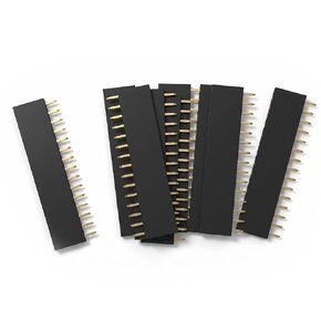 20 Pack Header Pins Single Row Female Pin Socket Pin Header Connector Pins Strip 2.54 mm Spacing for PCB Board Shield in Kuwait