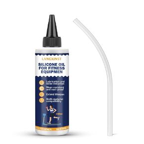 200ml Treadmill Belt Lubricant, 100% Silicone Treadmill Lube High-Temperature Resistant Stable Lubricant, Reduces Friction, Noise & Wear, Suitable for Various Treadmills Models in Saudi Arabia