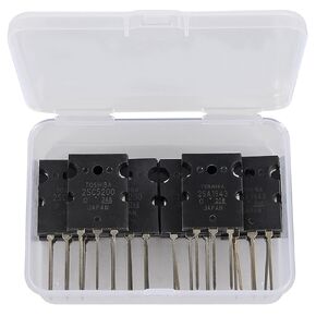 2SA1943 2SC5200 Transistor Assortment (5 Pairs, 10 Pcs) High Power Audio Silicon BJT Transistors for Amplifier and DIY Audio Projects in Kuwait