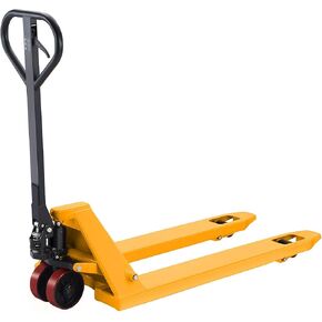 Manual Pallet Jack 5500 lbs Capacity, 21" x 48" Narrow Forks, Heavy Duty Hand Pallet Truck with Durable Nylon Wheels, Industrial Warehouse Skid Mover in Saudi Arabia
