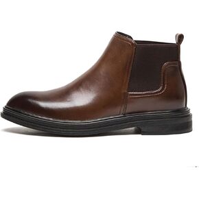 Mens Boots Men's Leather Ankle Boots Autumn Shoes Plus Size 38-48 in Kuwait