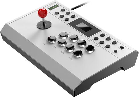 Nonbliep Wired Arcade Stick Compatible with PlayStation 5/PS4/PC/Android, for PS5 Fight Stick with Programming Function, Turbo Function, 9.8FT Braided Cable Fight Stick and Wired Connection in Kuwait