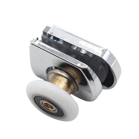 Bathroom Door Rollers Home Pulley Wheels Glass Sliding Aluminum Shower Room Cabin Replacement Doors Accessories(Next Round) in Kuwait