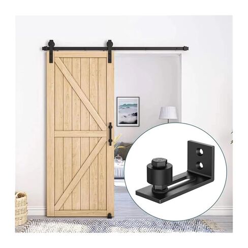 Sliding Door Slider Barn Door Floor Rail 8 in 1 Support Roller for Bottom Adjustable Roller Flush Design Door Hardware in Kuwait